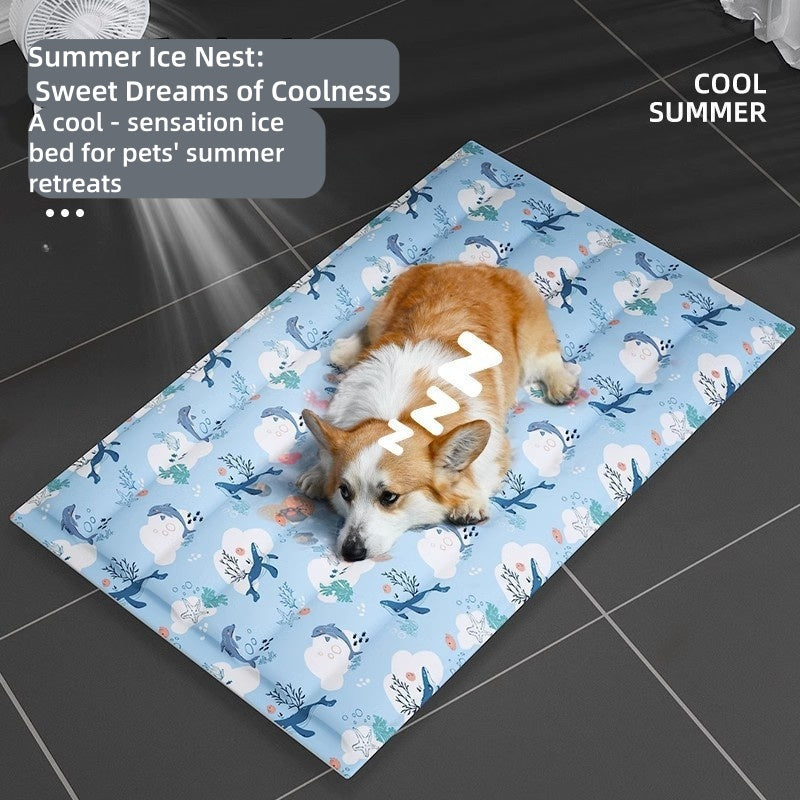 BABEECATS Pet Cooling Gel Pad – Summer Ice Bed for Dogs & Cats | Durable, Non-Toxic, Scratch-Resistant