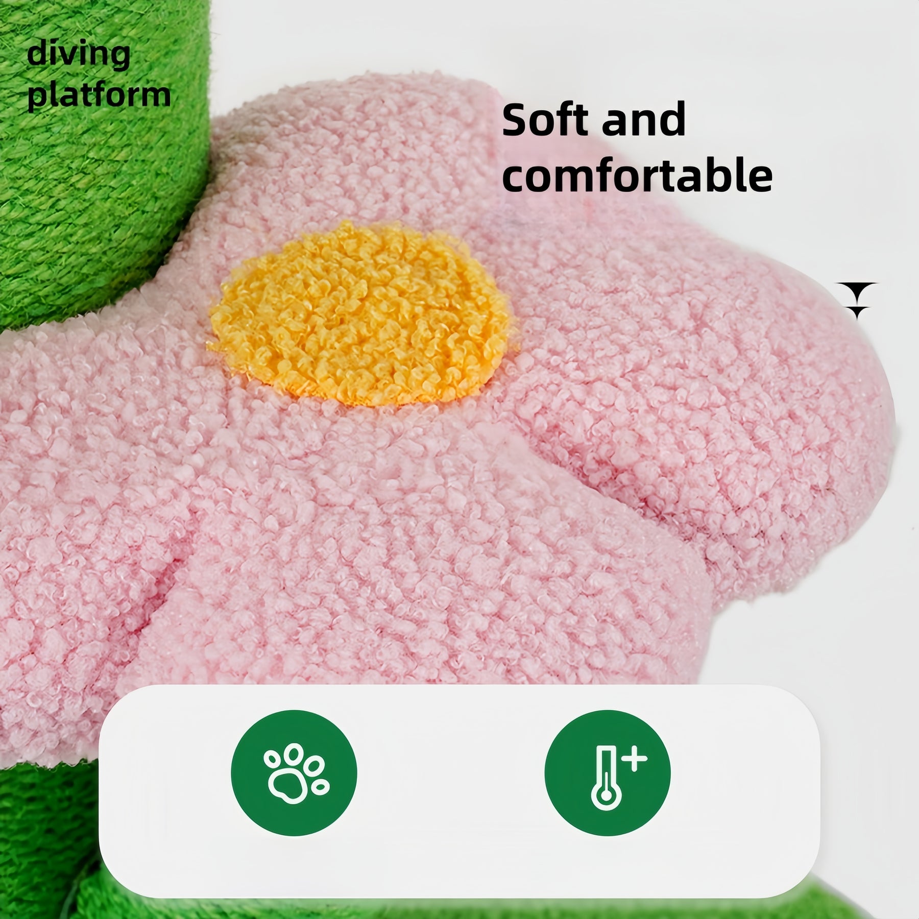 BABEECATS Cactus Scratching Column Cat Tree