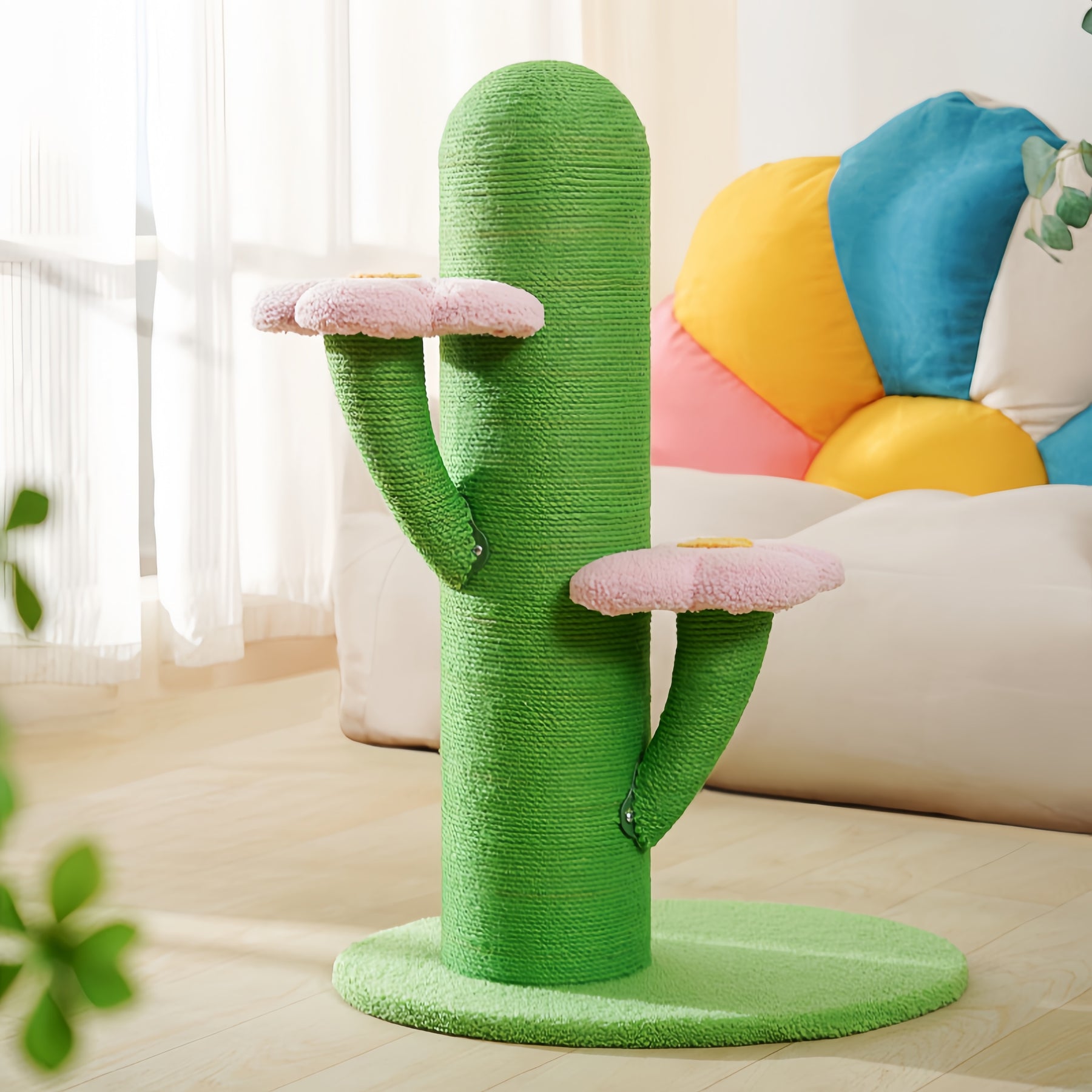 BABEECATS Cactus Scratching Column Cat Tree