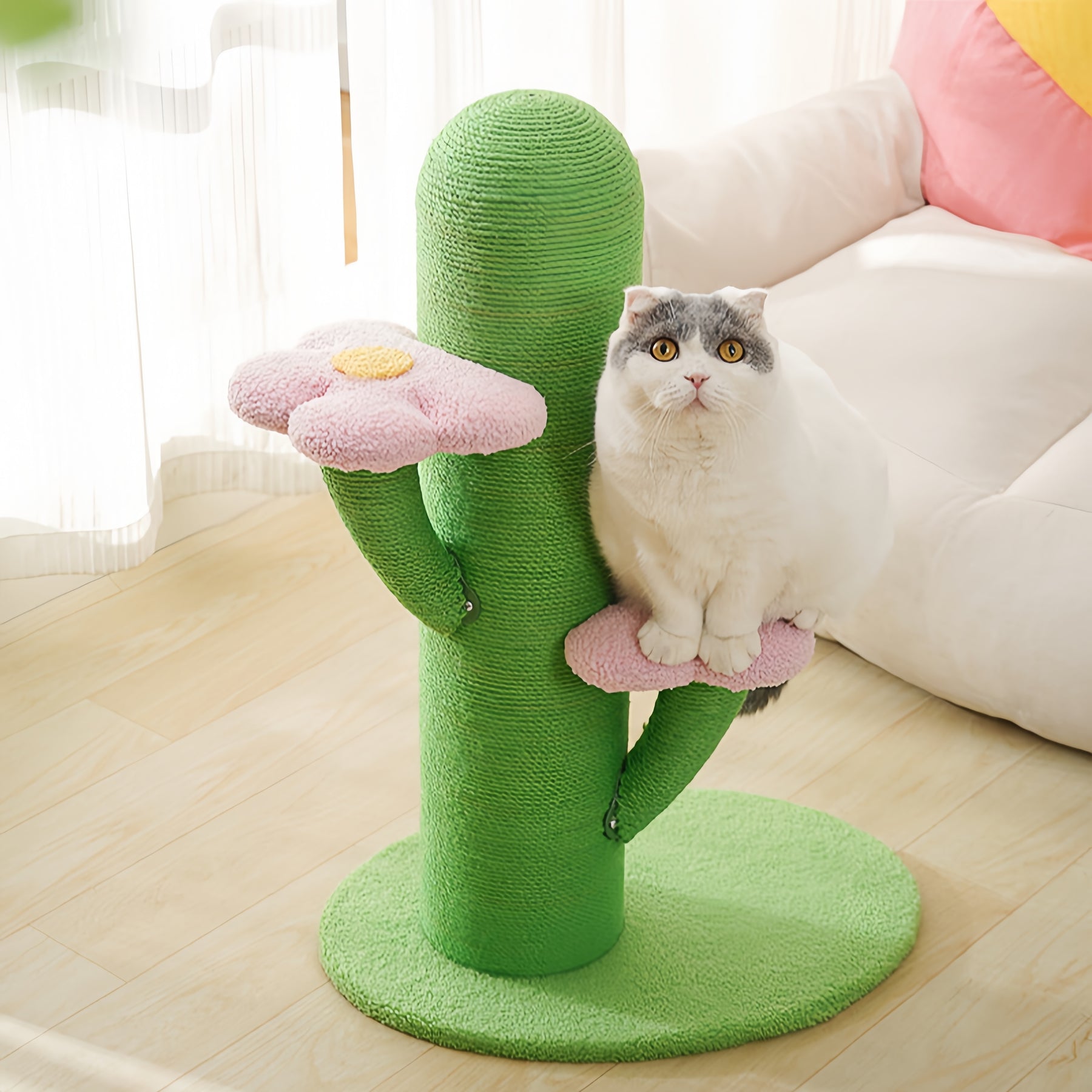 BABEECATS Cactus Scratching Column Cat Tree
