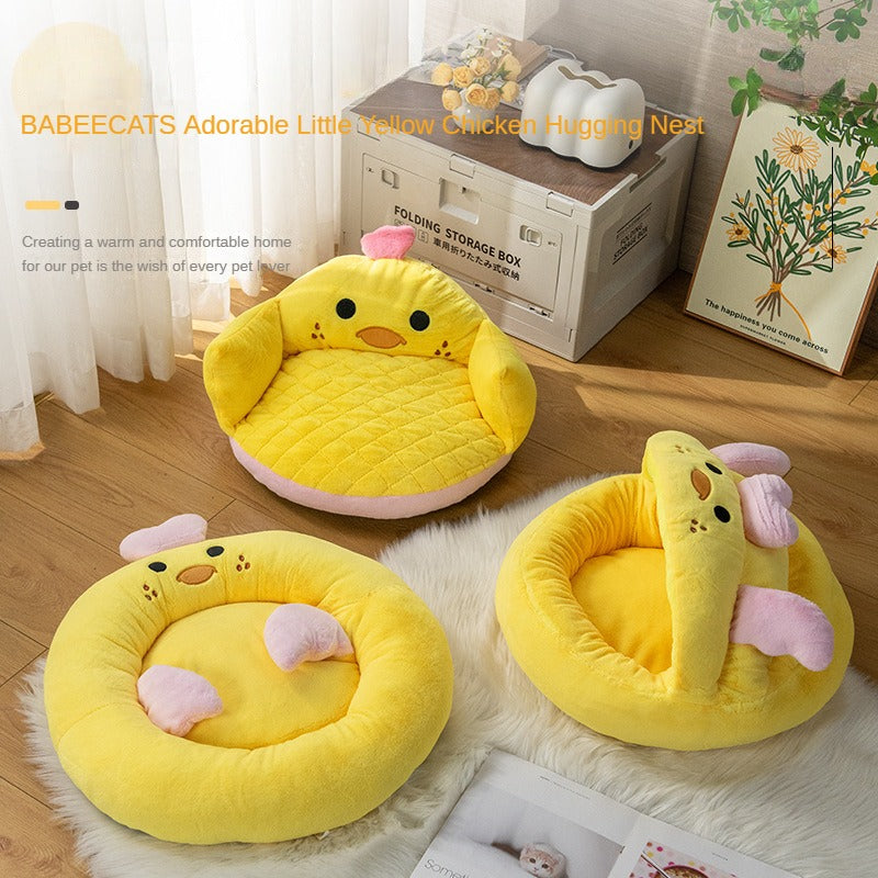 BABEECATS Adorable Little Chicken Hugging Nest