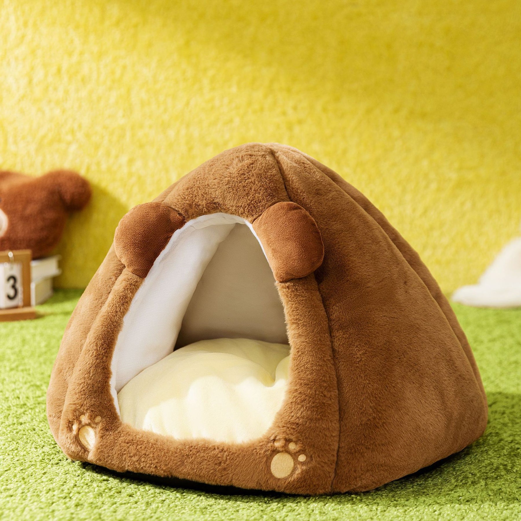 BABEECATS "Toast Bread & Animal" Cat Bed