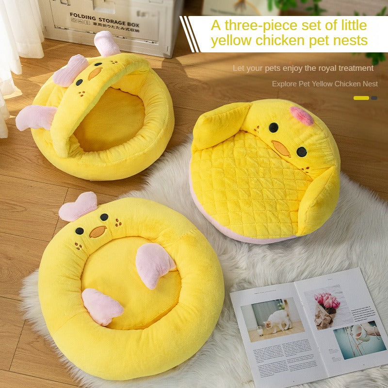 BABEECATS Adorable Little Chicken Hugging Nest