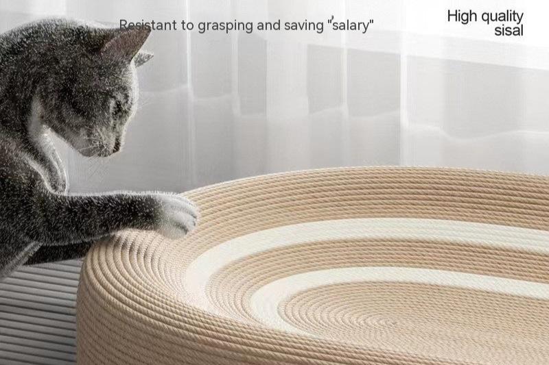 BABEECATS Sisal Cat Scratching Basin
