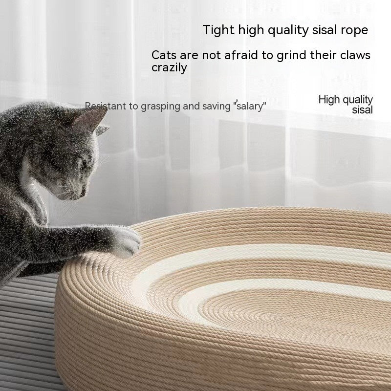 BABEECATS Sisal Cat Scratching Basin
