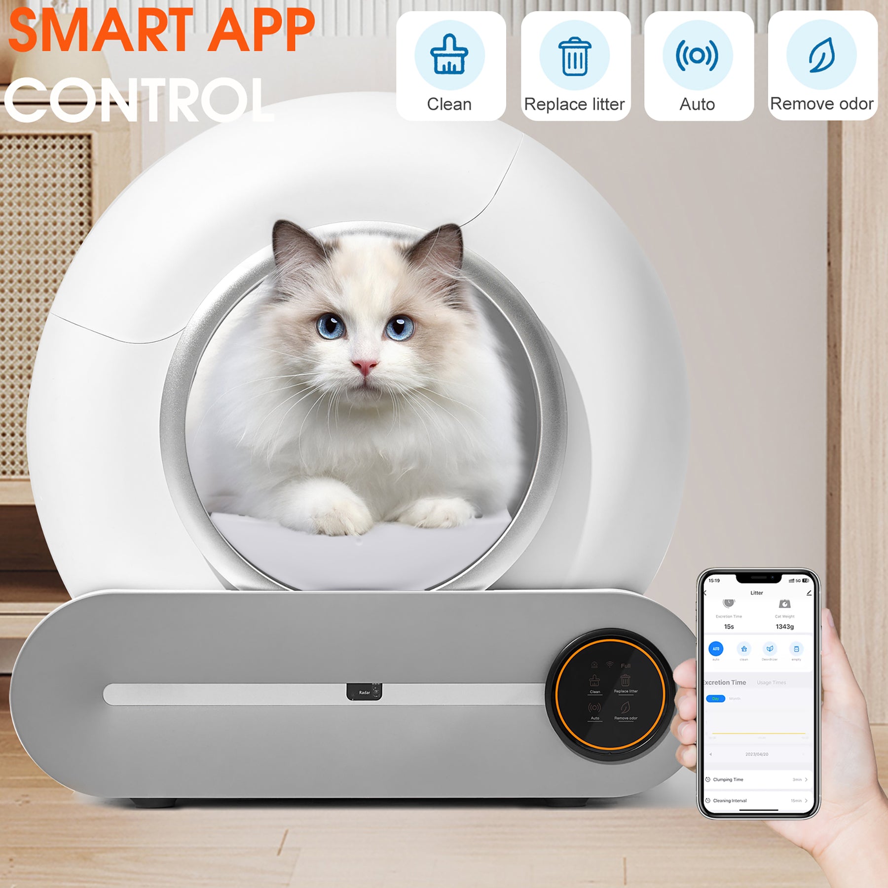 BABEECATS Automatic Cat Litter Box