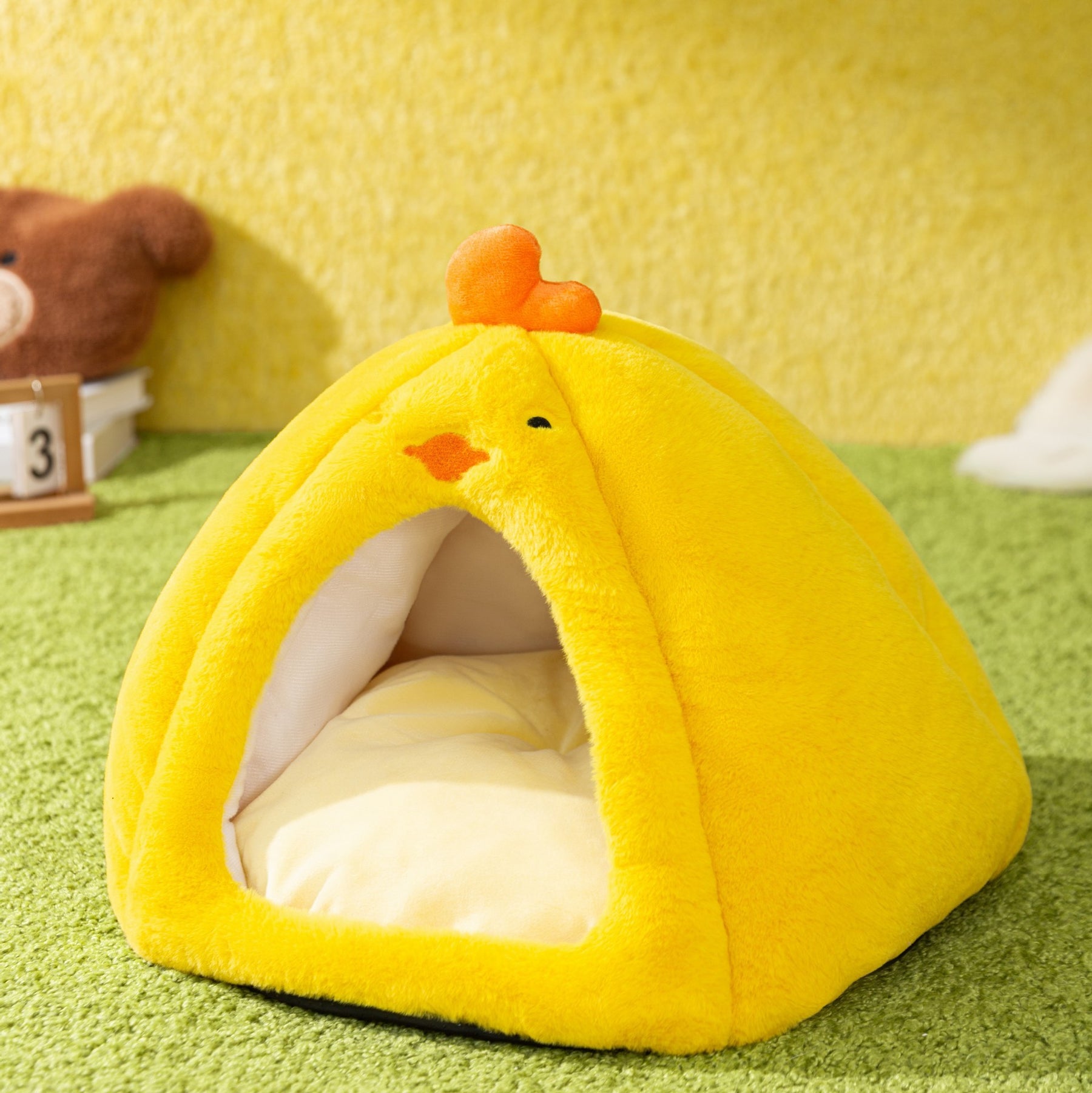BABEECATS "Toast Bread & Animal" Cat Bed