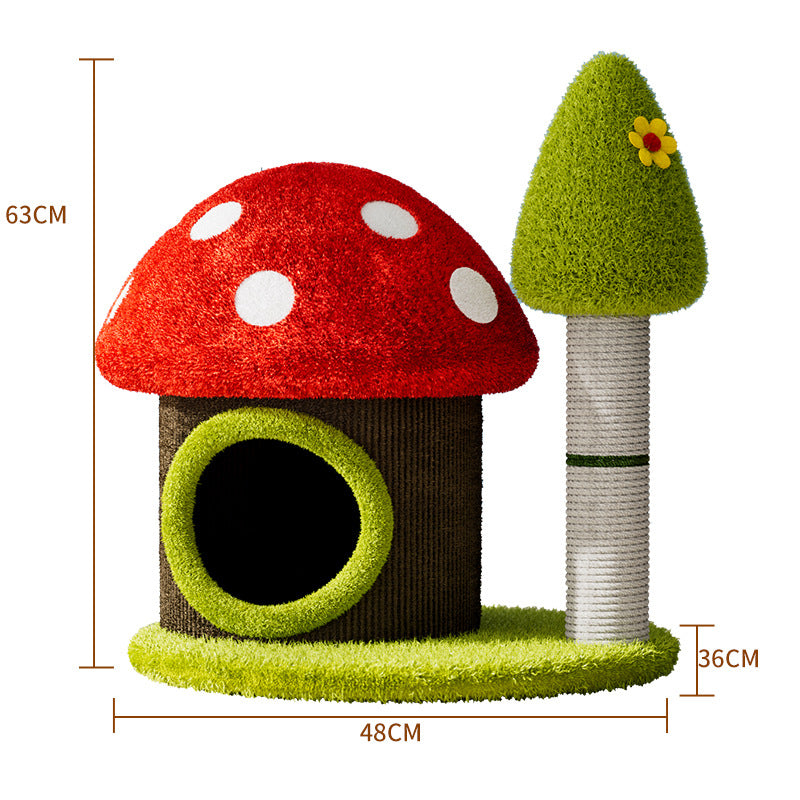 BABEECATS Mushroom Cat Climbing Frame