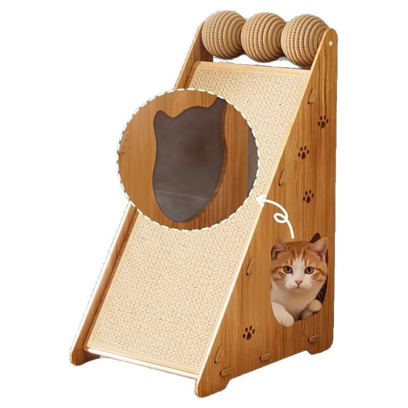 Multifunctional Triangular Cat Scratching Board