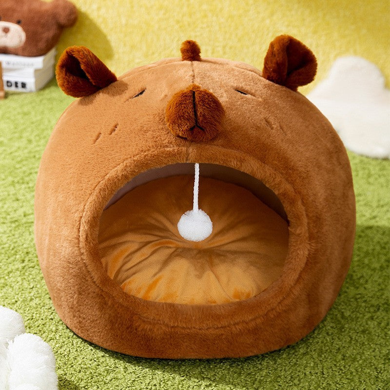 BABEECATS "Toast Bread & Animal" Cat Bed