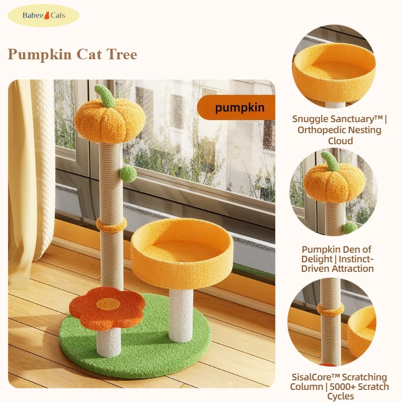 BABEECATS Pumpkin Cat Tree
