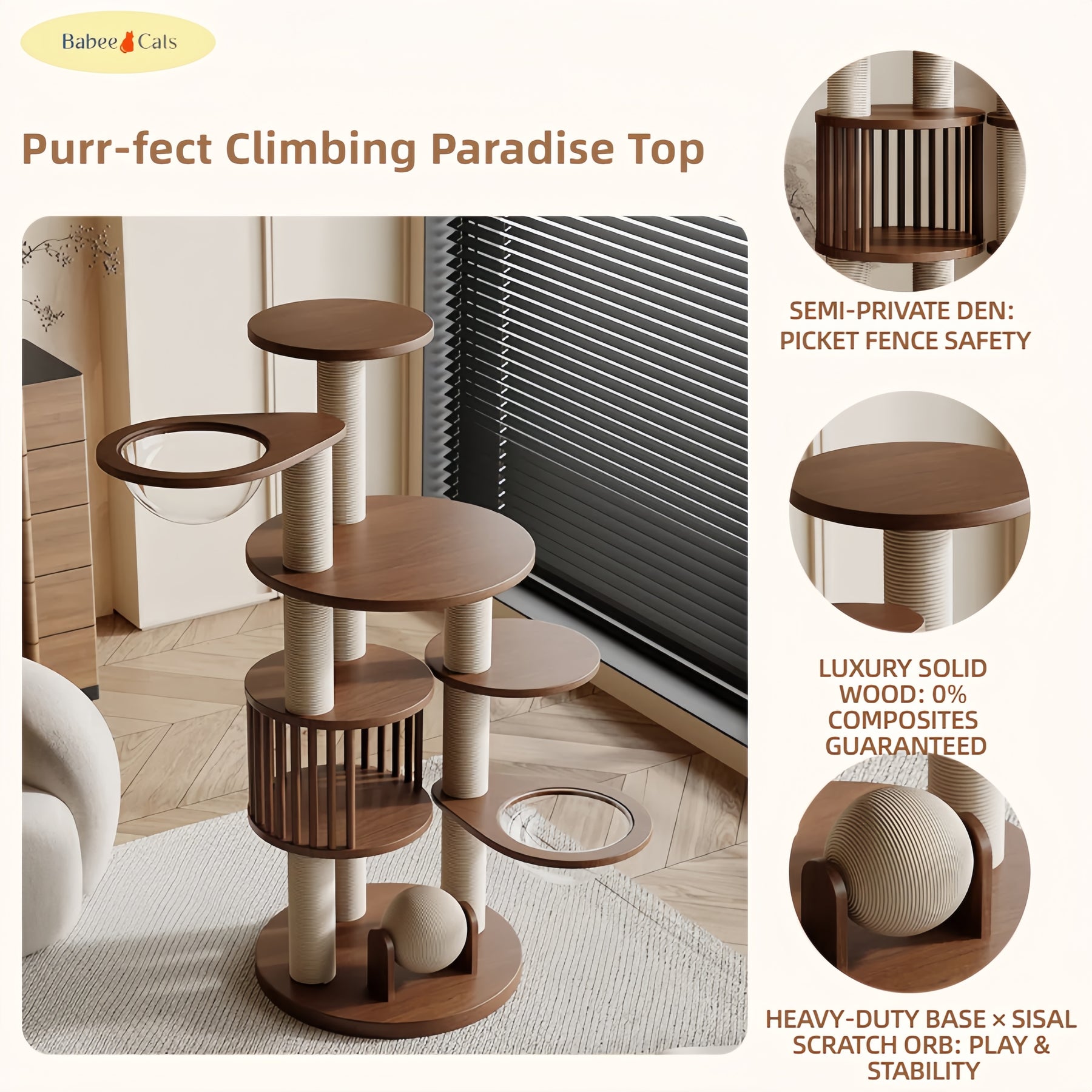 BABEECATS Purr-fect Climbing Paradise Top