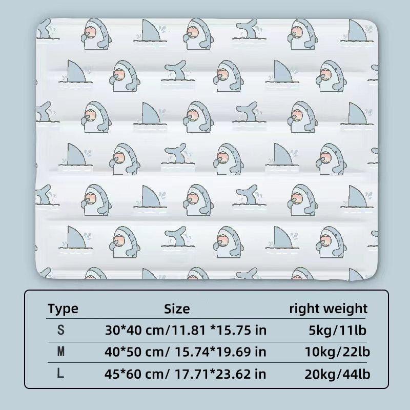 BABEECATS Pet Cooling Gel Pad – Summer Ice Bed for Dogs & Cats | Durable, Non-Toxic, Scratch-Resistant