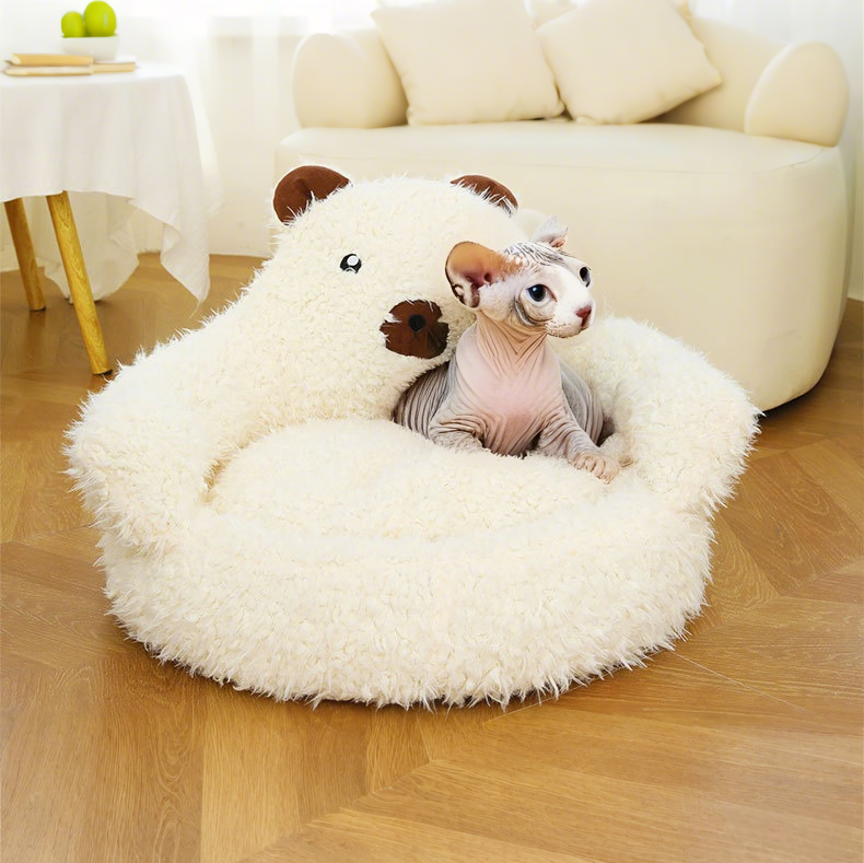 BABEECATS Cute Alpaca Cat Bed Pet Mats