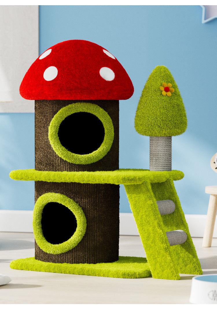 BABEECATS Mushroom Cat Climbing Frame