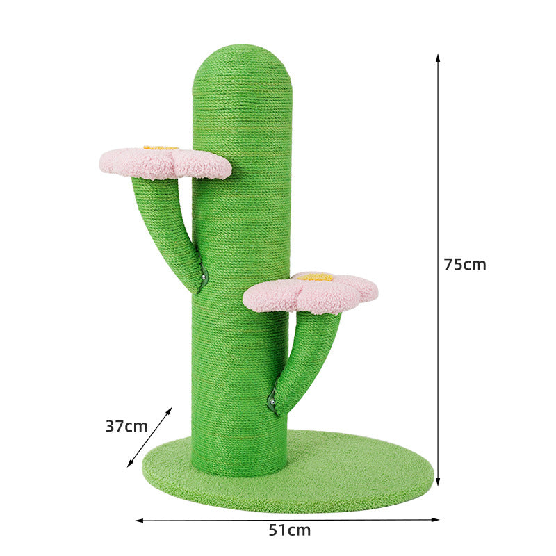 BABEECATS Cactus Scratching Column Cat Tree