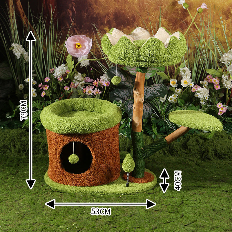 BABEECATS Lotus Platform Cat Nest Cat Tree