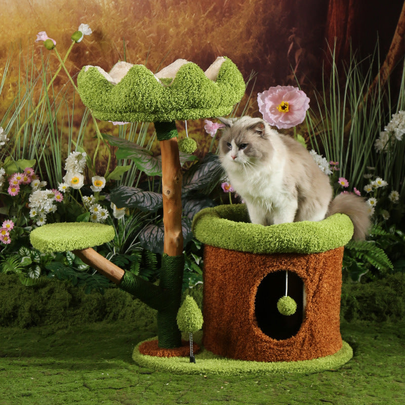 BABEECATS Lotus Platform Cat Nest Cat Tree