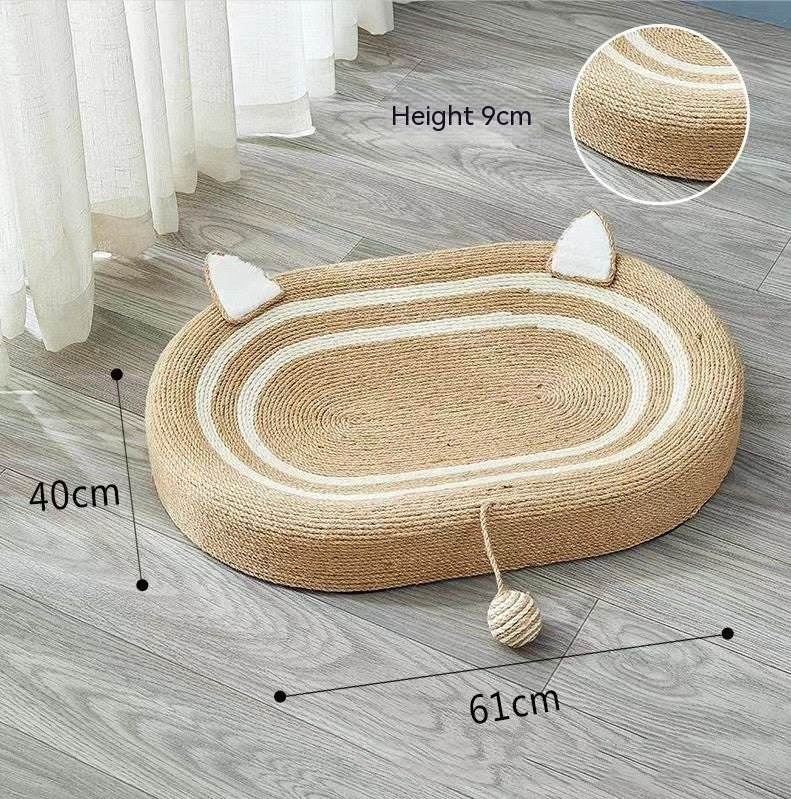 BABEECATS Sisal Cat Scratching Basin