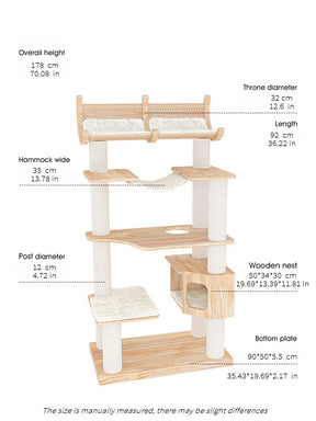 BABEECATS Cream Cat Tree