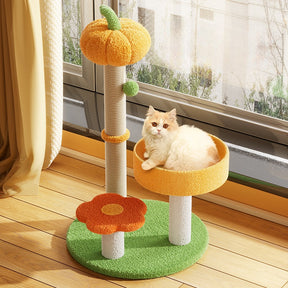 Pumpkin Cat Tree