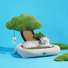 Pine Tree Cat Nest Sleeping Cat Scratching Board