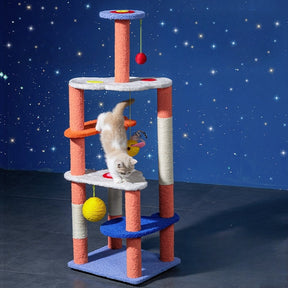 BABEECATS Universe And Starry Sky Cat Tree