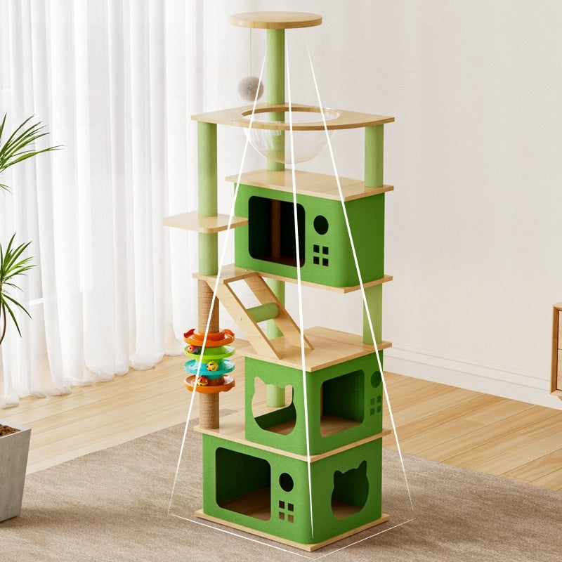 BABEECATS Green Box Cat Tree