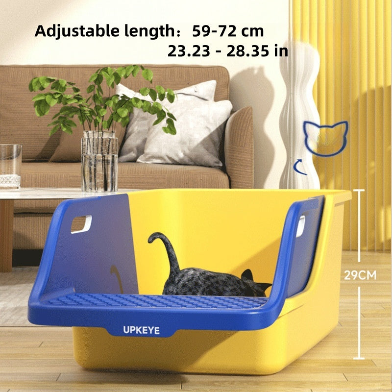 BABEECATS LazyClean Pro Self-Sifting Cat Litter Box | No Scooping, Anti-Splash & Expandable Design