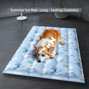 BABEECATS Pet Cooling Gel Pad –  Summer Ice Bed for Dogs & Cats | Durable, Non-Toxic, Scratch-Resistant