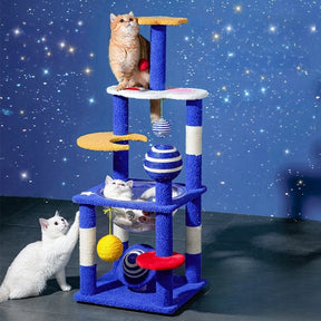 BABEECATS Universe And Starry Sky Cat Tree