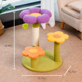 BABEECATS Small Purple Flower Cat Tree