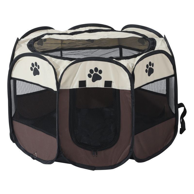 BABEECATS Octagon Foldable Pet Fence Pet Delivery Room