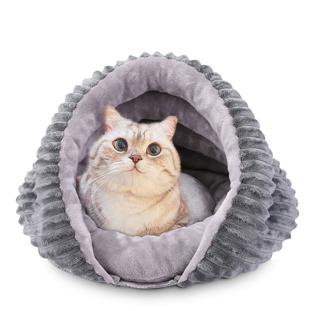 Conch Cat's Nest ，Half Enclosed Removable and Washable