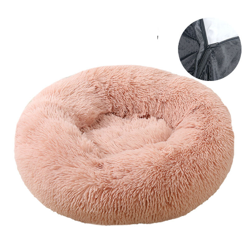 BABEECATS  Round Plush  Cat Bed,  Dog Ced