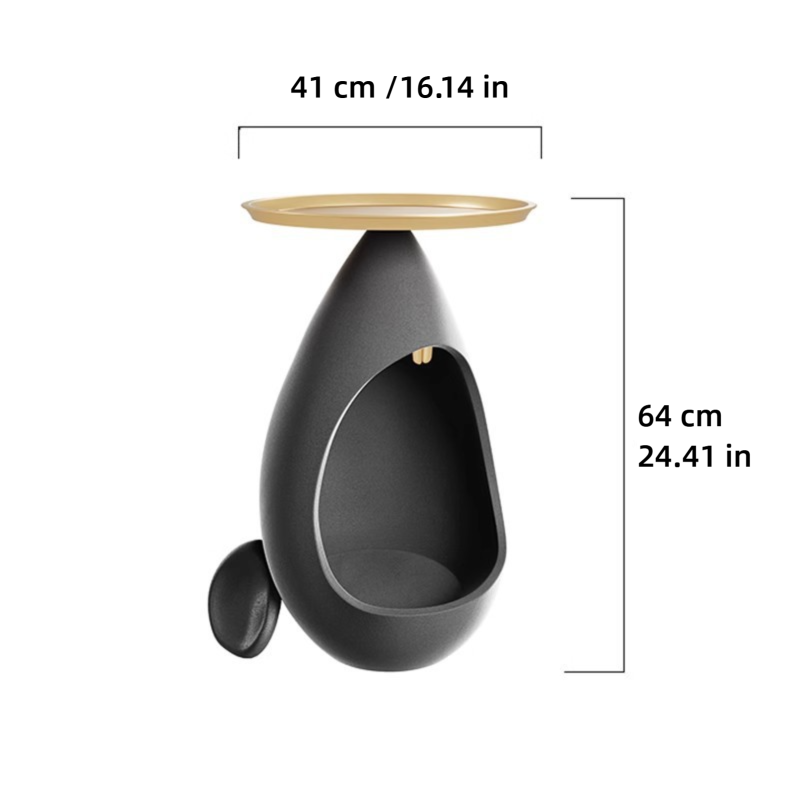 BABEECATS Artistic Cat Bed Side Table