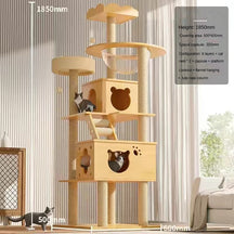 BABEECATS  K-Series Multi-Style Solid-Wood Cat Trees