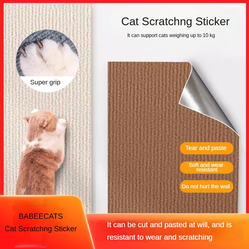 BABEECATS Cat Scratch Board Home Protection Stickers