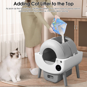 4-Legged Shape Automatic Cat Litter Box