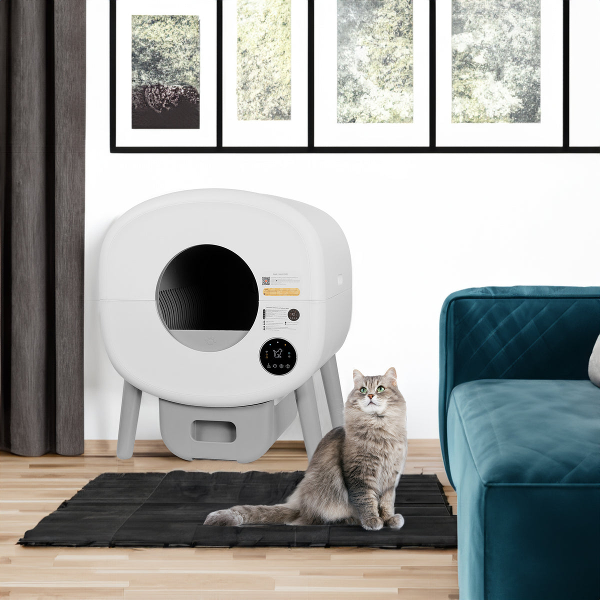 4-Legged Shape Automatic Cat Litter Box