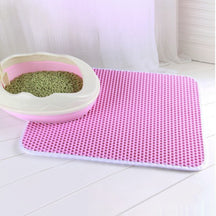 Double Layer EVA Pet Cat Litter Pad ,Sand Basin Filter