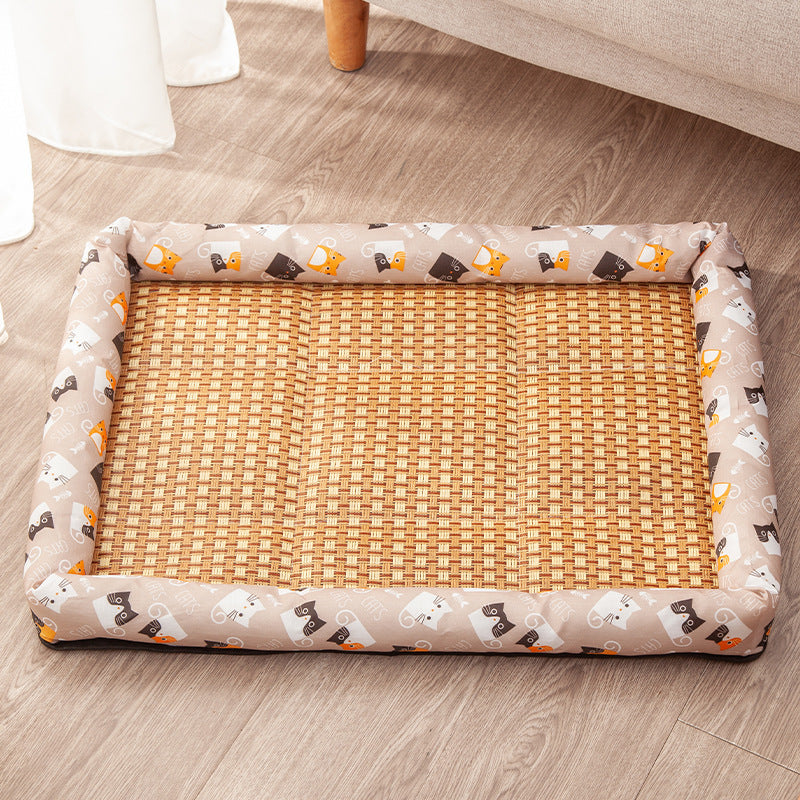 BABEECATS  All-Season Cooling Pet Bed Mat - Durable & Breathable for Dogs and Cats