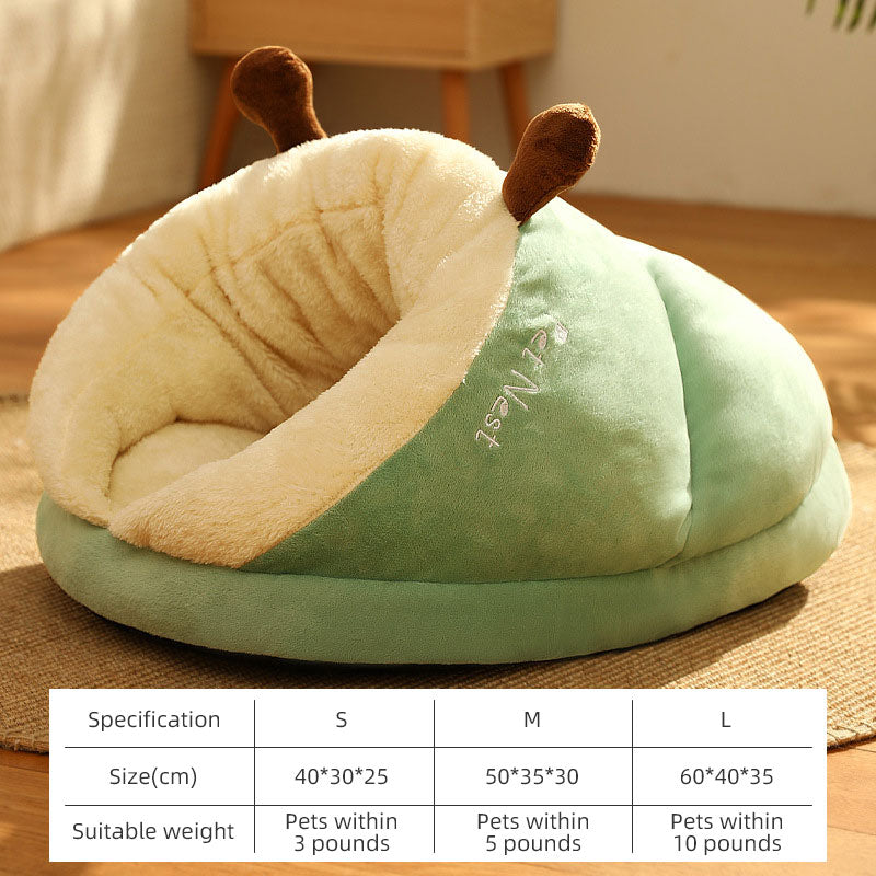 Slipper Cat Nest , Warm Plush Thickened