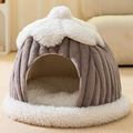 Toast Bread Cat Bed ,Semi Closed  Warm Cat Nest