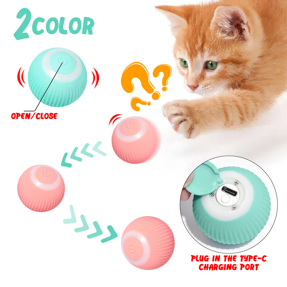 Gravitational Intelligent Rolling Ball Cat Ball，Grinding Teeth Anti Bite Ball