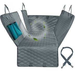 Car Rear Back Seat Mat ，Hammock，With Zipper And Pockets