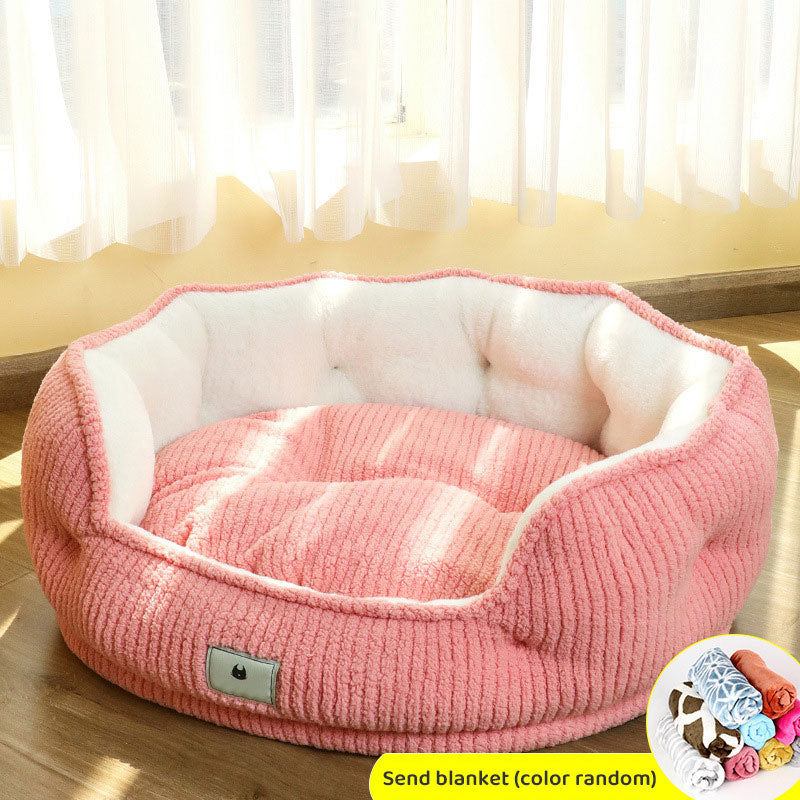 BABEECATS Fleece Thickened Comfortable Cat Nest Small Dog Nest