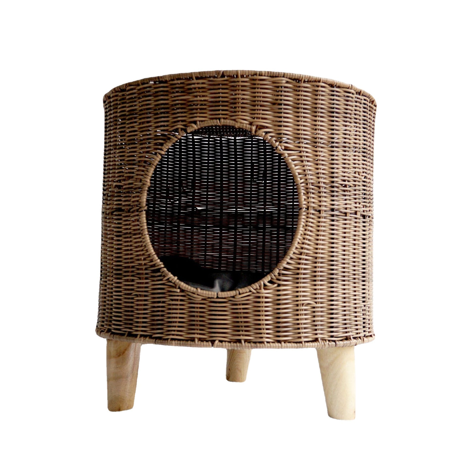 BABEECATS Cane Woven Removable and Washable Nest