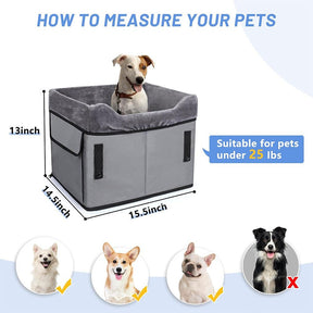 Portable Dog Car Safy Seats, Car Dog Beds