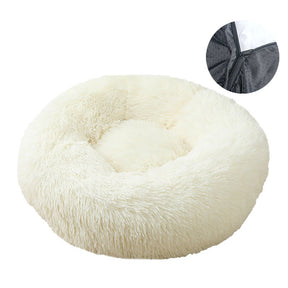 BABEECATS  Round Plush  Cat Bed,  Dog Ced